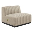 navy couch with chaise Modway Furniture Sofas and Armchairs Black Beige