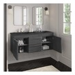 two vanity bathroom ideas Modway Furniture Vanities Charcoal Black