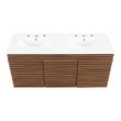 72 inch floating bathroom vanity Modway Furniture Vanities Walnut White