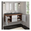 wooden vanity bathroom Modway Furniture Vanities White Walnut Black