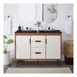 bath vanities lowes Modway Furniture Vanities Cherry White Black