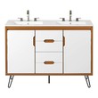 30 inch bathroom vanity cabinet Modway Furniture Vanities Cherry White White