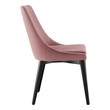 modern wood dining chairs Modway Furniture Dining Chairs Dusty Rose