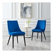 dining bench with arms Modway Furniture Dining Chairs Navy