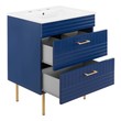 small sink and unit Modway Furniture Vanities Blue White