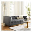 sectional sofa sleeper couch Modway Furniture Sofas and Armchairs Gray
