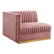 sectional sleeper near me Modway Furniture Sofas and Armchairs Dusty Rose