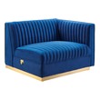 velvet navy blue couch Modway Furniture Sofas and Armchairs Navy