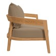 buy outdoor corner sofa Modway Furniture Sofa Sectionals Natural Light Brown