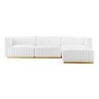 affordable sectional sleeper sofa Modway Furniture Sofas and Armchairs Gold White