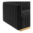 small red sectional Modway Furniture Sofas and Armchairs Gold Black