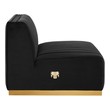 small red sectional Modway Furniture Sofas and Armchairs Gold Black