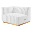 apartment sized sectionals Modway Furniture Sofas and Armchairs Gold White