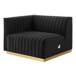 nice sectional couches Modway Furniture Sofas and Armchairs Gold Black