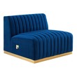mid mod couch Modway Furniture Sofas and Armchairs Gold Navy