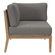 three piece patio bistro set Modway Furniture Sofa Sectionals Gray Graphite