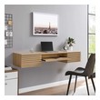 office computer desk with drawers Modway Furniture Computer Desks Oak