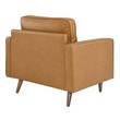 modern leather armchair Modway Furniture Sofas and Armchairs Tan
