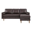 red sectional living room Modway Furniture Sofas and Armchairs Brown