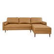 blue velvet sectional living room Modway Furniture Sofas and Armchairs Tan