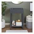 small cabinet for bathroom countertop Modway Furniture Vanities Gray