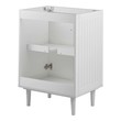 rustic bathroom cabinet Modway Furniture Vanities White