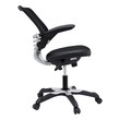 chair with straight back Modway Furniture Office Chairs Black