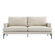 left l couch Modway Furniture Sofas and Armchairs Beige