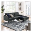 red couches for sale near me Modway Furniture Sofa Sectionals Gray