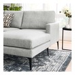 bedroom couch Modway Furniture Sofa Sectionals Light Gray