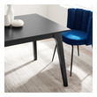 small round dining table for 6 Modway Furniture Bar and Dining Tables Black Black