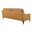 ikea leather sectional sofa Modway Furniture Living Room Sets Tan