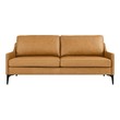 ikea leather sectional sofa Modway Furniture Living Room Sets Tan