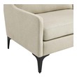 modern grey velvet sofa Modway Furniture Living Room Sets Beige