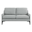 largest sectional sofa Modway Furniture Sofas and Armchairs Light Gray