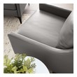 red modern chair Modway Furniture Sofas and Armchairs Gray