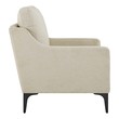 white accent chair Modway Furniture Sofas and Armchairs Beige