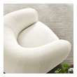 white leather arm chair Modway Furniture Sofas and Armchairs Chairs Ivory