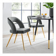 fold up kitchen table and chairs Modway Furniture Dining Chairs Gold Gray