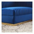 new sectional couch Modway Furniture Sofas and Armchairs Navy Blue