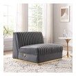 best lounge sectional sofa Modway Furniture Sofas and Armchairs Gray