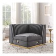 circle sectional sofa Modway Furniture Sofas and Armchairs Gray