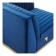 green loveseat sofa Modway Furniture Sofas and Armchairs Navy Blue