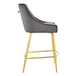 black white bar stools Modway Furniture Bar and Counter Stools Gray