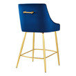 metal outdoor stools Modway Furniture Bar and Counter Stools Navy