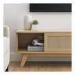solid oak wall unit Modway Furniture Decor Oak