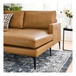 leather cream sectional Modway Furniture Sofa Sectionals Tan