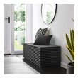 ikea foot bench Modway Furniture Benches and Stools Charcoal