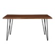 modern style dining table set Modway Furniture Dining Room Tables Black Walnut