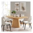 gray dining room table set Modway Furniture Bar and Dining Tables Oak